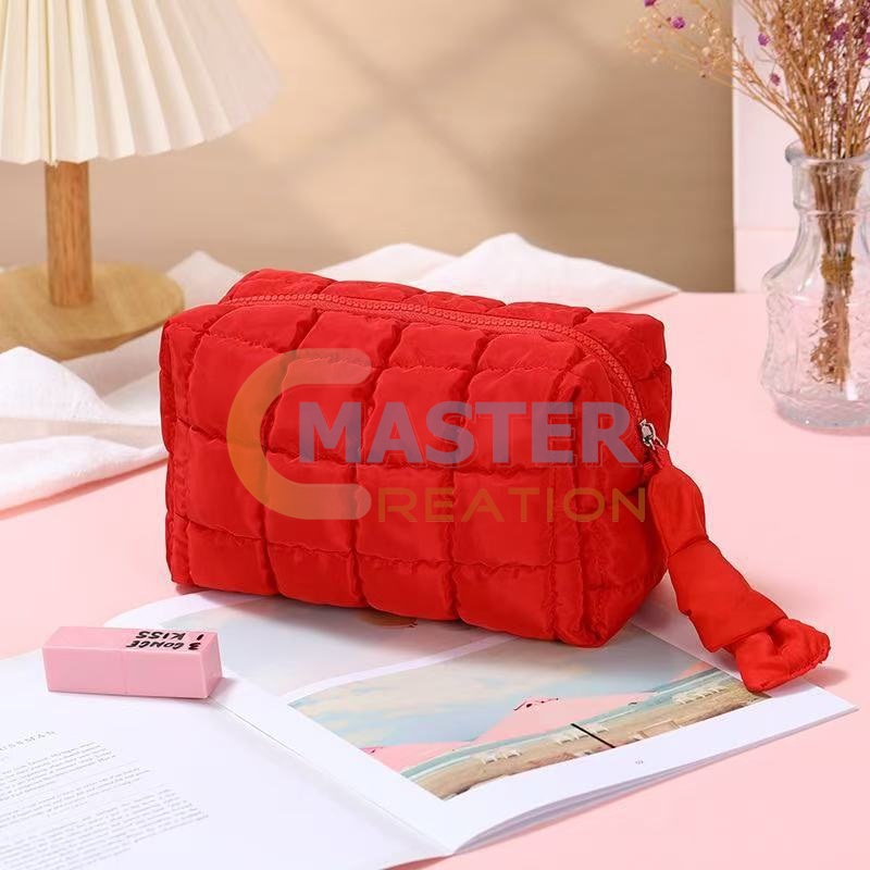 Dark Red Beauty Bag
