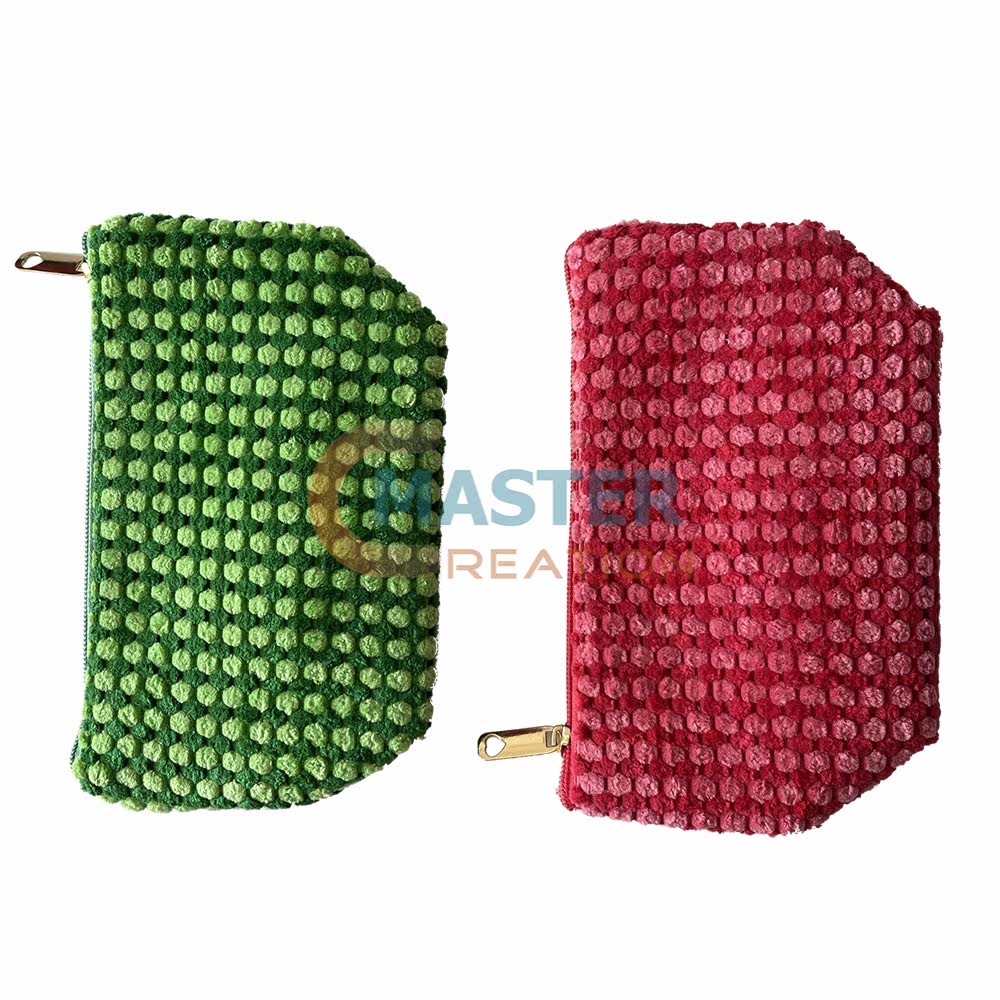 Cotton Blend Cosmetic Bag