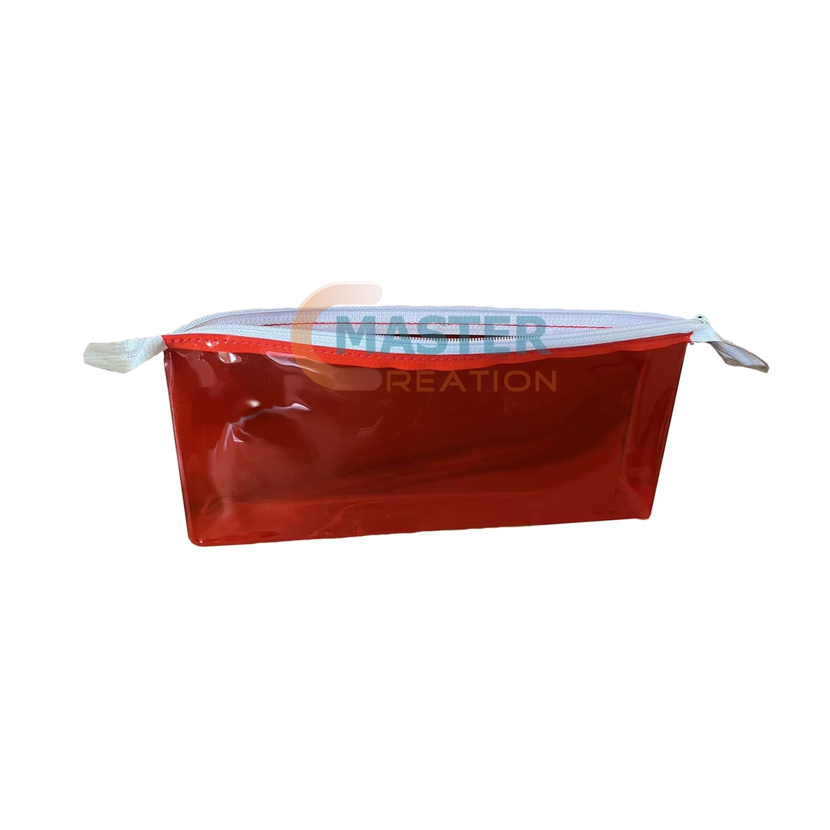 Red PVC Zipper Bag