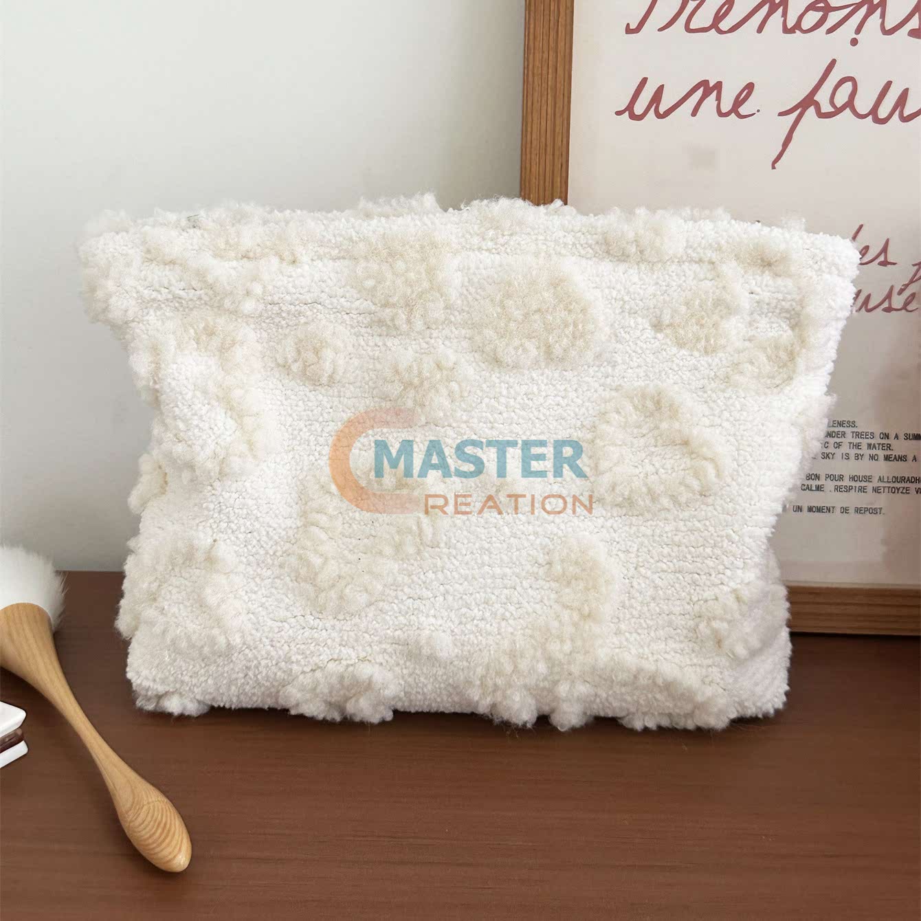 White Plush Purse