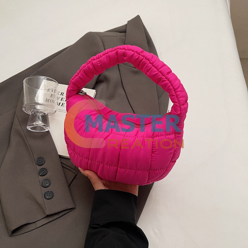 Pleated Underarm Bag