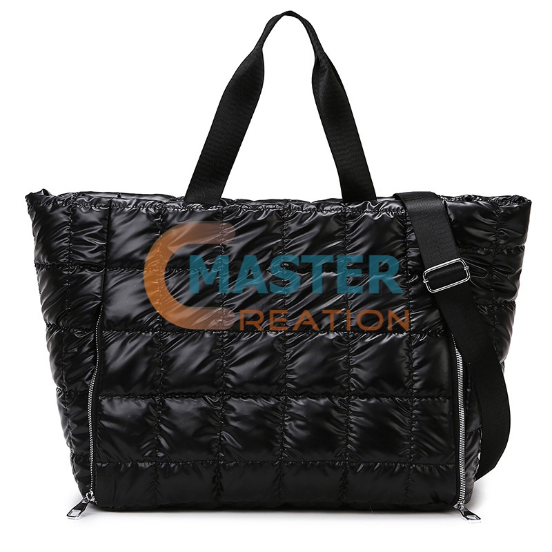 Silver Zipper Mat Bag