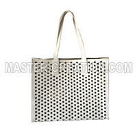 Perforated Leather Handbag