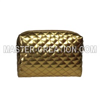 Golden Cosmetic Bag