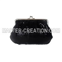 Black Sequin Purse