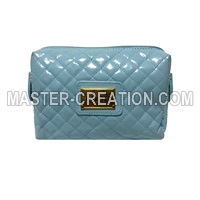 Blue Quilted Purse