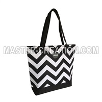 Black Striped Bag