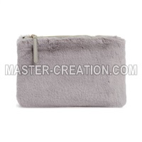 Pink Fur Bag