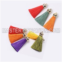 Gold Capped Tassels