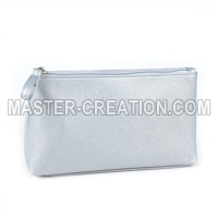 Silver Cosmetic Bag