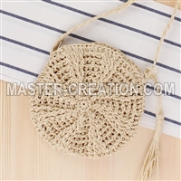 Round Straw Tote