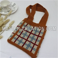 Knitted Diagonal Bag