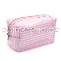 Striped PVC Bag