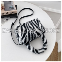 Zebra Plush Bag