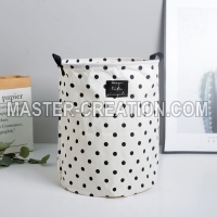 Polka Barrel Bag