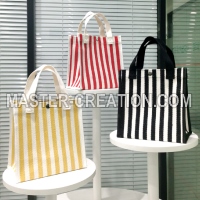Striped Canvas Bag
