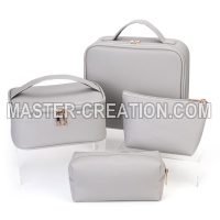 Gray Makeup Bag