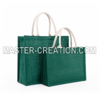 Green Linen Bag