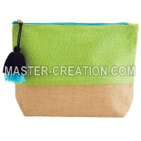 Jute Cosmetic Bag