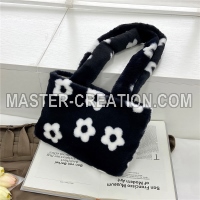 Flower Plush Tote