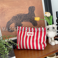 Striped Toiletry Bag